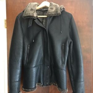 Beautiful Warm Leather and Sheepskin Jacket